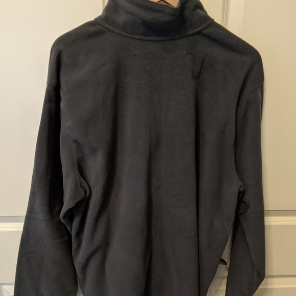 👣Eddie Bauer Grey 1/4 Zip Fleece Pullover - Picture 3 of 4